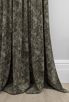 Caen Chenille, Grey - Made to Measure Curtains